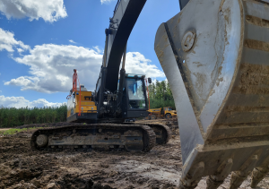 Koparka z Earthworks Lite 3D