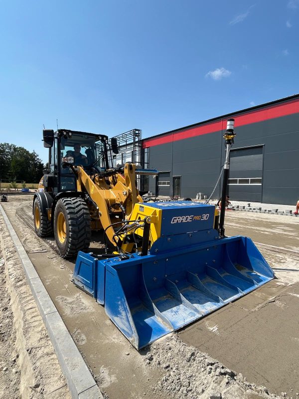 Trimble Earthworks 3D na leveller